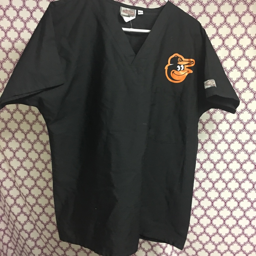 Baltimore Orioles unisex scrub top